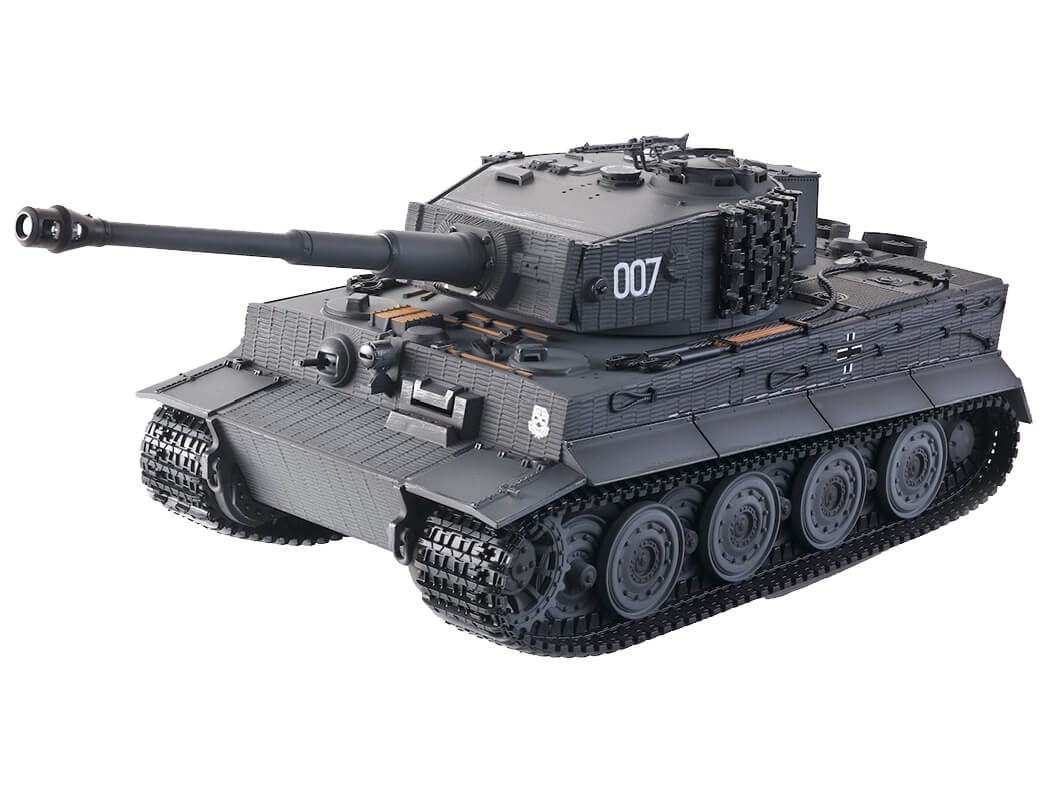 Taigen 1/24 Tiger I IR Battle Tank Late Version - Grijs