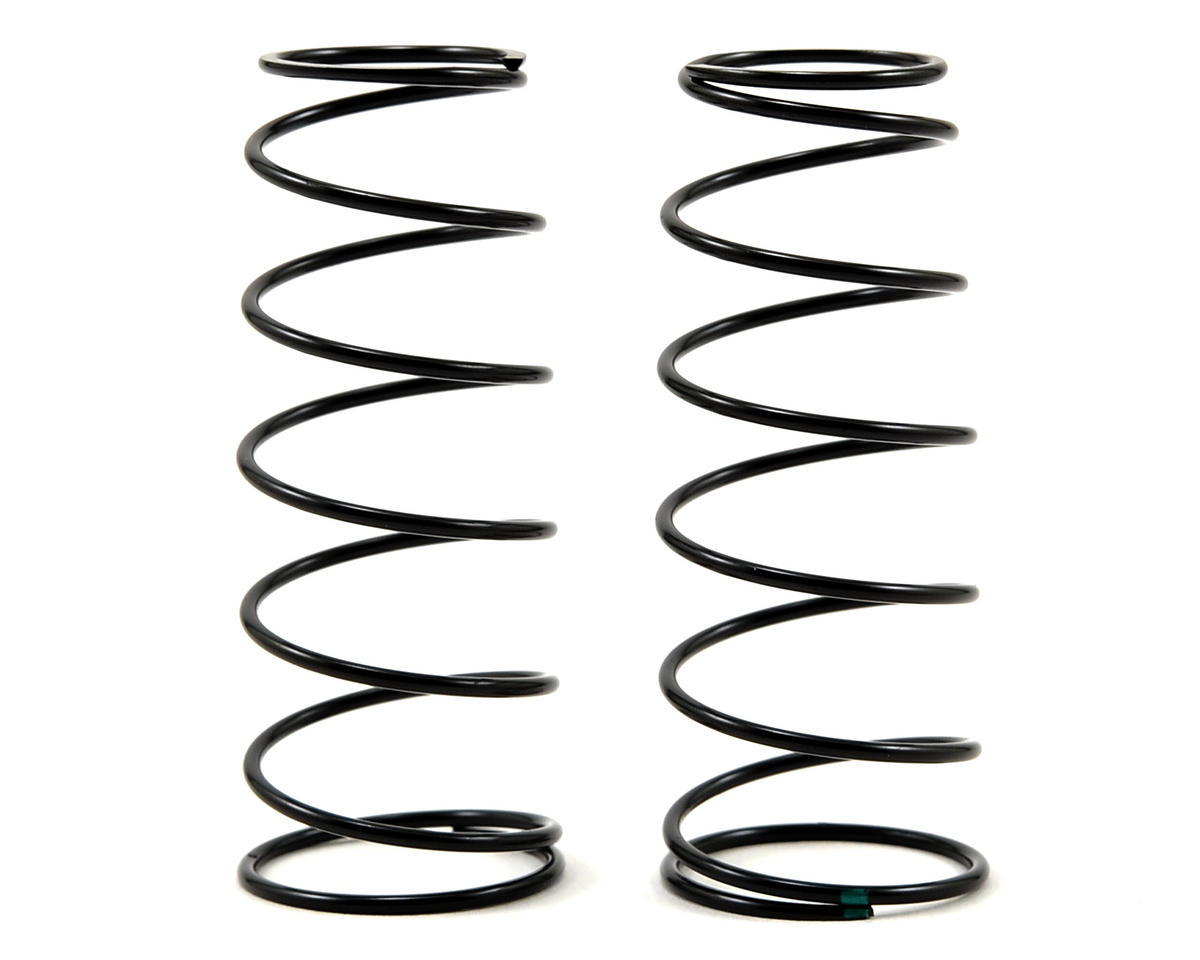 16mm Front Shock Spring, 4.8 Rate, Green (2): 8B 3.0 (TLR243016) afbeelding