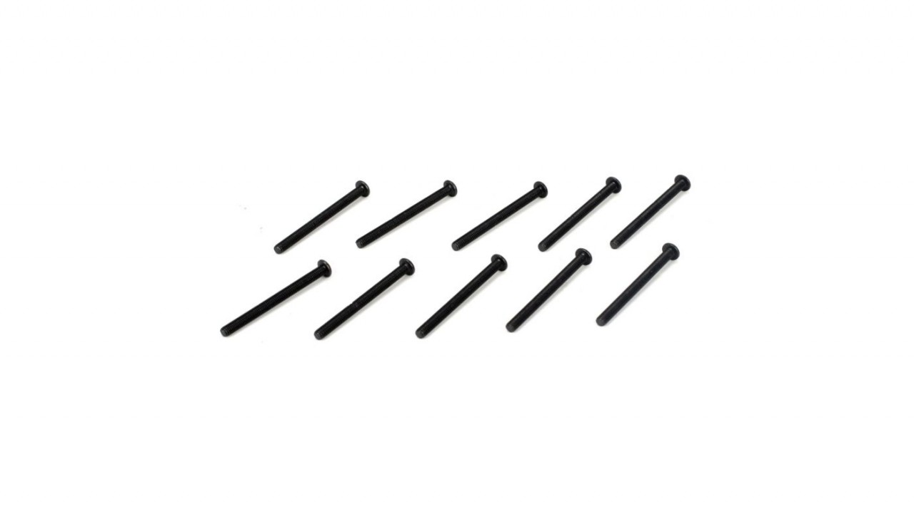 Button Head Screws, M3 x 35mm (10) (TLR5906)