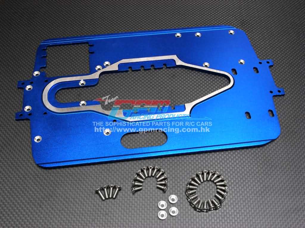 GPM Aluminium chassis (4.5mm) met schroeven afbeelding