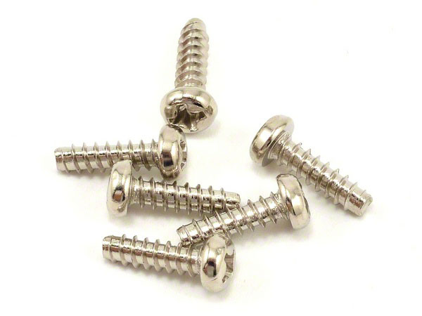 Screws, 3x10mm roundhead self-tapping (6) afbeelding