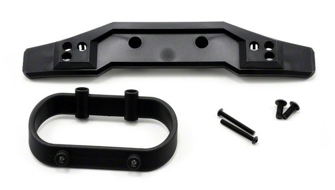 Bumper, rear/ bumper mount, rear/ 4x10mm bcs (2)/ 3x25mm bcs afbeelding