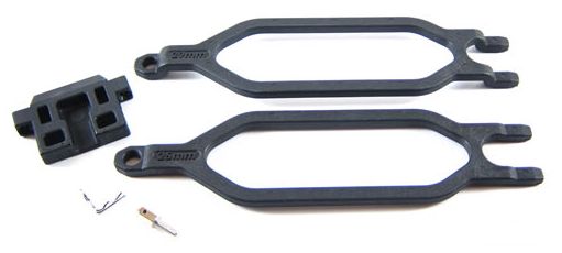 Hold down, battery (2)/ hold down retainer/ battery post/ angled body clip afbeelding
