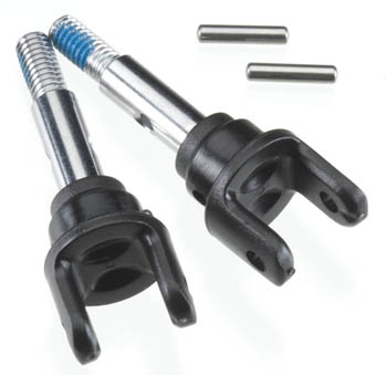 Stub axles, front, heavy duty (2)/ yokes (2)/ pins (4) afbeelding