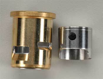 Piston/sleeve (matched set), wrist pin clips(2) (trx 3.3) afbeelding