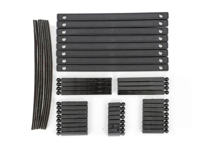 Traxxas - Support posts, boat trailer (17mm (8), 30mm (8), 37mm (8), 65mm (4), 70mm (4))/ bunk boards (8) (TRX-10359) afbeelding