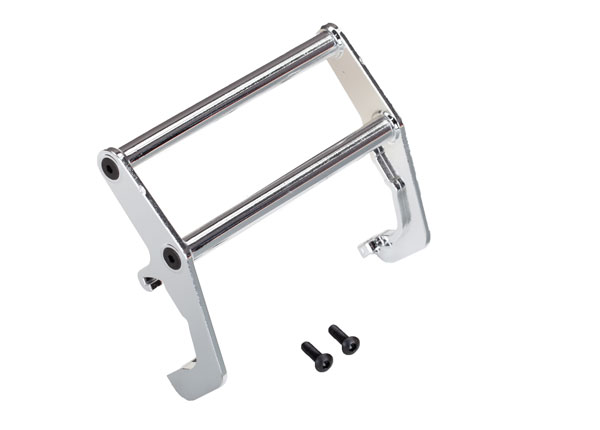Push bar, bumper, chrome (assembled) (fis #8137 bumper) (TRX8138)
