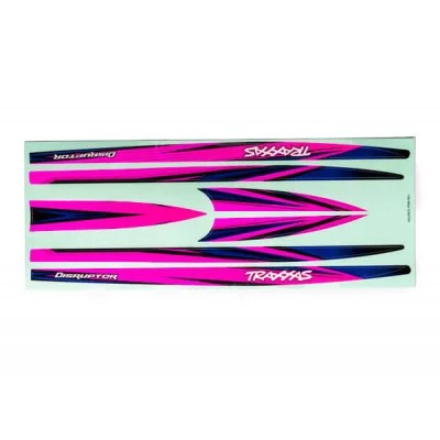 Traxxas - Decal set, hatch pink waterproof for Disruptor (TRX-10699-PINK) afbeelding