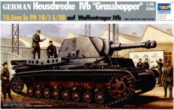 Trumpeter 1/35 German GW.IVb (Grasshopper) leFH18/1 L28 afbeelding
