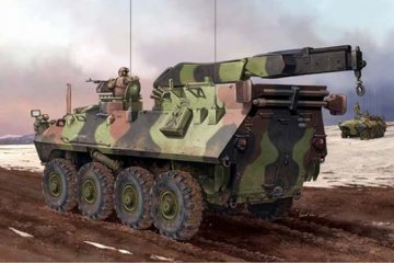 Trumpeter 1/35 USMC LAV-R Light Armored Vehicle Recovery afbeelding