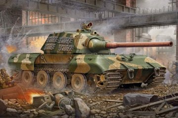 Trumpeter 1/35 German Entwicklungsfahrzeug E 100 afbeelding