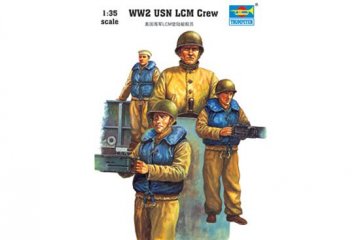 Trumpeter 1/35 US Navy LCM Besatzung afbeelding