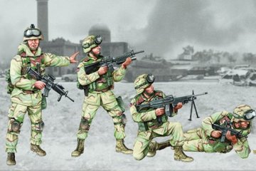 Trumpeter 1/35 US 101st Airborne Division Crew afbeelding