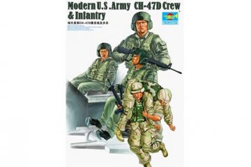 Trumpeter 1/35 Modern U.S. Army CH-47D Crew & Infantry afbeelding
