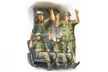 Trumpeter 1/35 US Army CH-47 Crew in Vietnam afbeelding