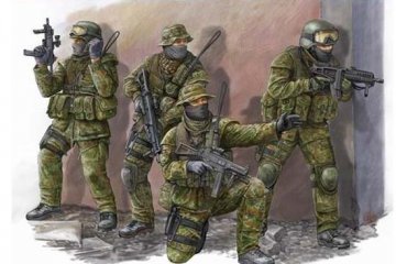 Trumpeter 1/35 Modern German KSK Commandos afbeelding