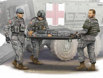Trumpeter 1/35 Modern U.S. Army-Stretcher AmbulanceTeam afbeelding