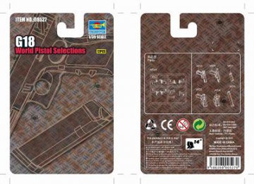 Trumpeter 1/35 G18 World Pistol Selection afbeelding