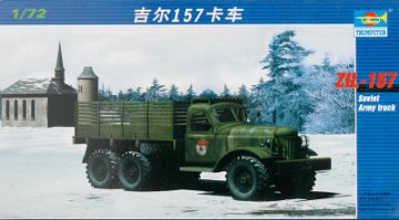 Trumpeter 1/72 Russischer LKW ZIL-157 afbeelding