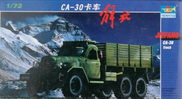 Trumpeter 1/72 Chinesischer LKW Jiefang CA-30 afbeelding