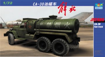 Trumpeter 1/72 Chinesischer Tank-LKW Jiefang CA-30 afbeelding
