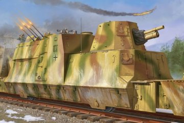 Trumpeter 1/35 Kanonen und Flakwagen afbeelding