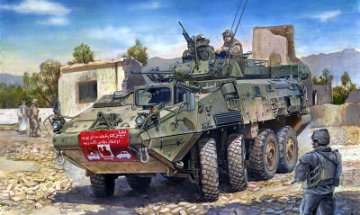 Trumpeter 1/35 LAV-III 8x8 wheeled armoured vehicle afbeelding