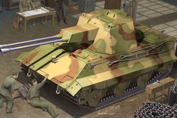 Trumpeter 1/35 German E-50 Flakpanzer afbeelding