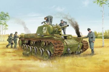 Trumpeter 1/35 Soviet KV-8 Heavy Tank afbeelding