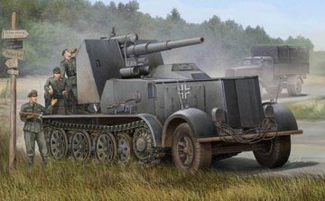 Trumpeter 1/35 8.8cm Flak 18 Selbstfahrlafette afbeelding
