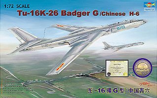 Trumpeter 1/72 Tupolev Tu-16K 26 Badger afbeelding