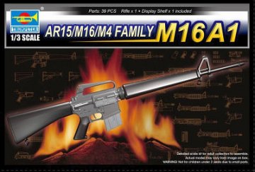 Trumpeter 1/2 AR15/M16/M4 FAMILY-M16A1 afbeelding