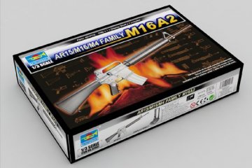 Trumpeter 1/3 AR15/M16/M4 Family-M16A2 afbeelding