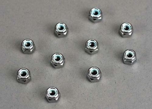 Traxxas - Nuts, 4mm nylon locking (10) (TRX-1747) afbeelding