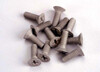 Screws, 4x12mm countersunk machine (aluminum) (12)