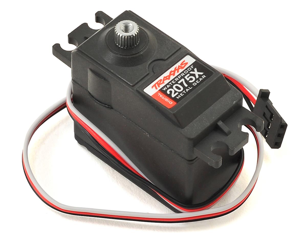 Servo, digital high-torque metal gear (ball bearing), waterproof (TRX-2075X)