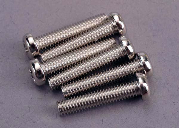 Screws, 4x20mm roundhead machine (6)
