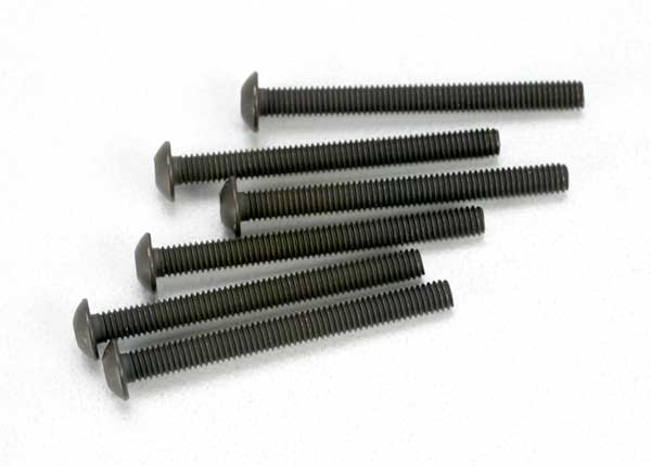 Screws, 3x30mm button-head machine (hex drive) (6) afbeelding