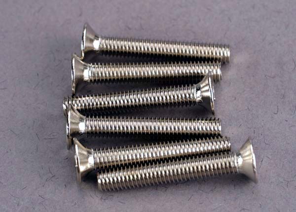 Screws, 3x20mm countersunk machine screws (6) afbeelding