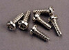 Screws, 3x8mm roundhead self-tapping (6) afbeelding