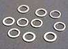 Washers, 5x8 flat metal (10) afbeelding