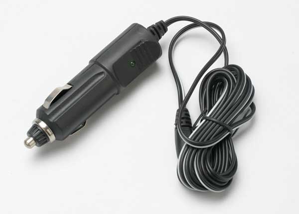 Power adapter, dc (12v car adapter for trx power charger)