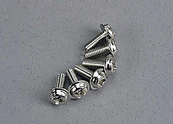 Motor screws (3x8mm washerhead machine) (6) afbeelding