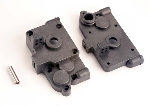 Gearbox halves/idle shaft (nitro) afbeelding