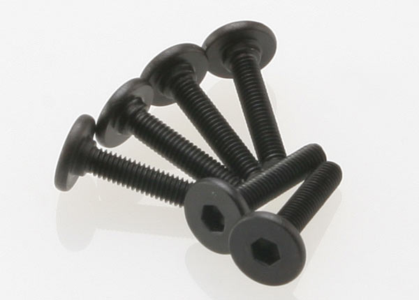 Screws, 3x15mm flat-head machine (hex drive) (6) afbeelding