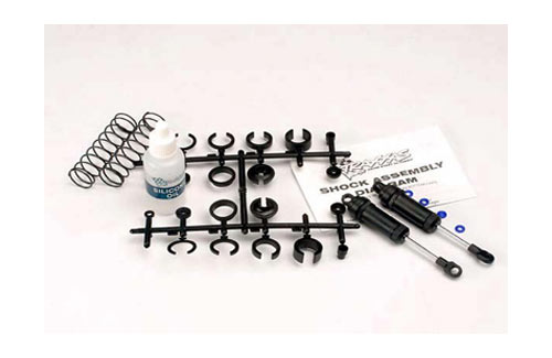 Ultra Shocks (black) (long) (complete w/ spring pre-load spacers & springs) (front) (2) afbeelding