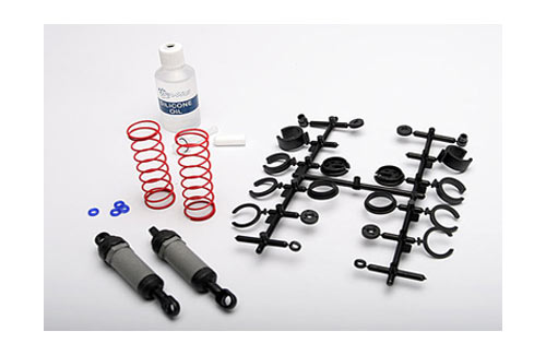 Ultra Shocks (grey) (long) (complete w/ spring pre-load spacers & springs) (2) afbeelding