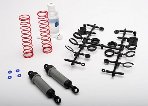 Traxxas - Ultra Shocks (grey) (xx-long) (complete w/ spring pre-load spacers & springs) (rear) (2) (TRX-3762A) afbeelding