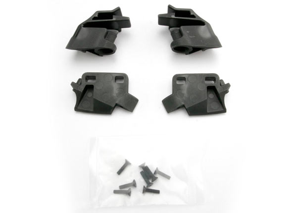 Retainer, battery hold-down, front (2)/ rear (2)/ ccs 3x12 (4)