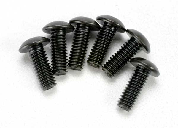 Screws, 4x12mm button-head machine (hex drive) (6) afbeelding